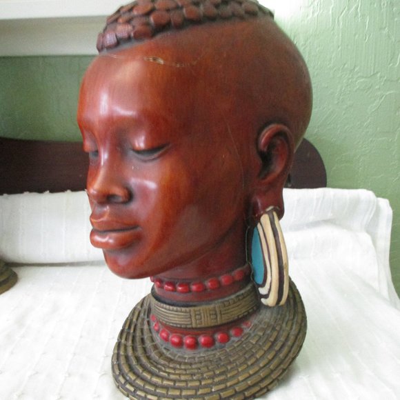 Vintage Accents Hand Carved Wooden Bookends From Cape Town S Africa